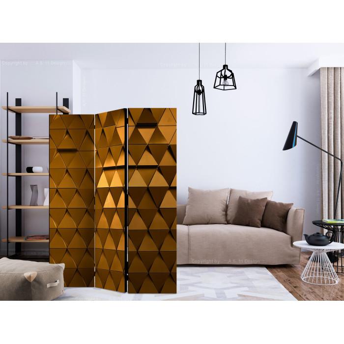Paris Prix Paravent 3 Volets "Golden Armour" 135x172cm