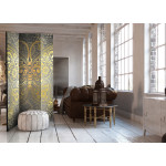 Paris Prix Paravent 3 Volets "Golden Butterfly" 135x172cm