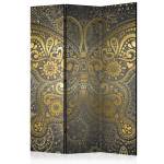 paris prix Paravent 3 Volets "Golden Butterfly" 135x172cm