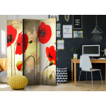 Paris Prix Paravent 3 Volets "Golden Field Of Poppies" 135x172cm