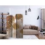 Paris Prix Paravent 3 Volets "Golden Garden" 135x172cm