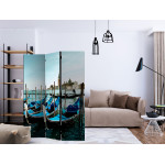 Paris Prix Paravent 3 Volets "Gondolas On The Grand Canal Venice" 135x172cm