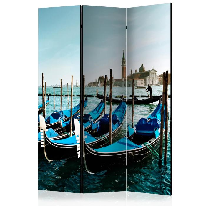 Paris Prix Paravent 3 Volets "Gondolas On The Grand Canal Venice" 135x172cm