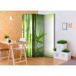 Paris Prix Paravent 3 Volets "Green Bamboo" 135x172cm