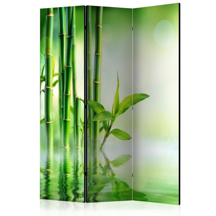 Paris Prix Paravent 3 Volets "Green Bamboo" 135x172cm