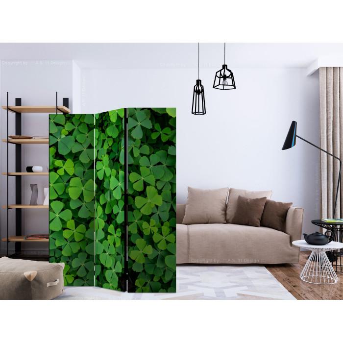 Paris Prix Paravent 3 Volets "Green Clover" 135x172cm