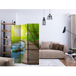 Paris Prix Paravent 3 Volets "Green Forest" 135x172cm