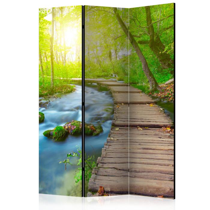 Paris Prix Paravent 3 Volets "Green Forest" 135x172cm