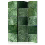 paris prix Paravent 3 Volets "Green Puzzle" 135x172cm