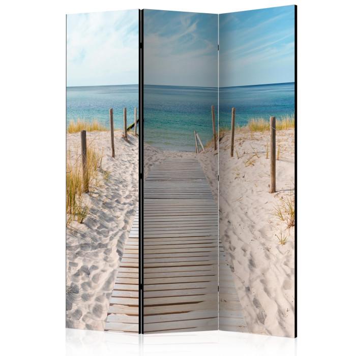 Paris Prix Paravent 3 Volets "Holiday At The Seaside" 135x172cm