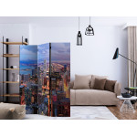 Paris Prix Paravent 3 Volets "Illuminated Chicago" 135x172cm