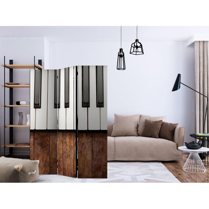 Paris Prix Paravent 3 Volets "Inspired By Chopin Mahogany" 135x172cm
