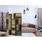 Paris Prix Paravent 3 Volets "Metal Plates" 135x172cm