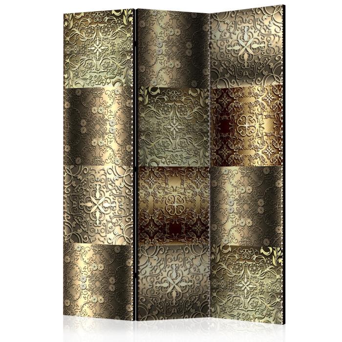 Paris Prix Paravent 3 Volets "Metal Plates" 135x172cm
