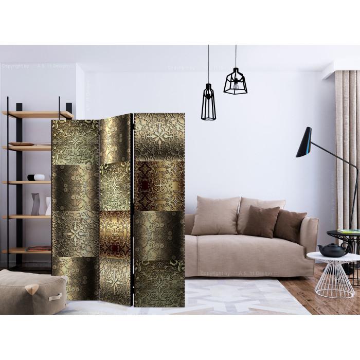 Paris Prix Paravent 3 Volets "Metal Plates" 135x172cm