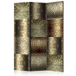 paris prix Paravent 3 Volets "Metal Plates" 135x172cm