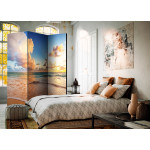 Paris Prix Paravent 3 Volets "Morning By The Sea" 135x172cm