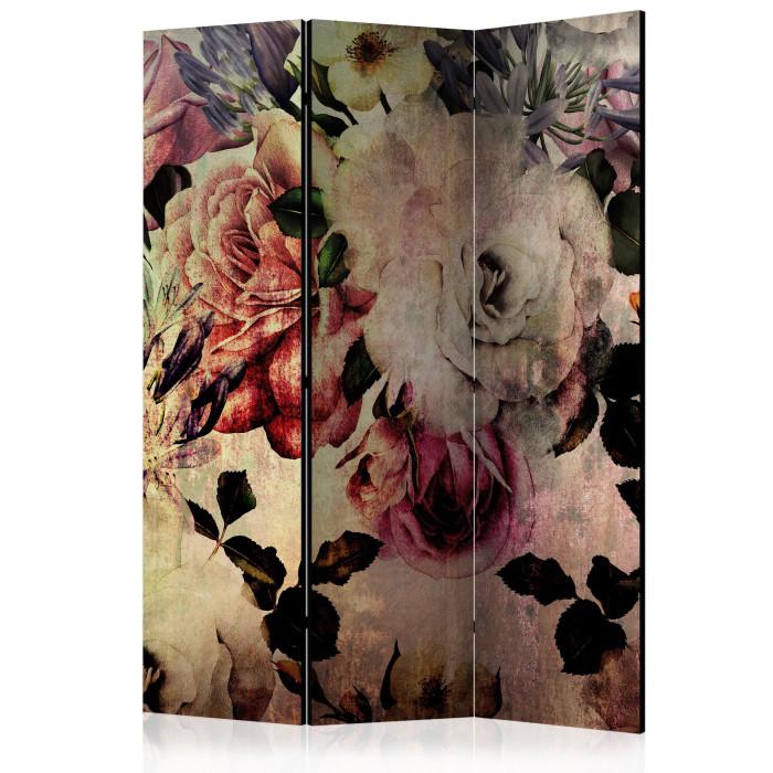 Paris Prix Paravent 3 Volets "Nostalgia Flowers" 135x172cm