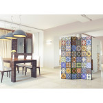 Paris Prix Paravent 3 Volets "Paravent : Mosaïque Colorée" 135x172cm
