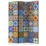 paris prix Paravent 3 Volets "Paravent : Mosaïque Colorée" 135x172cm