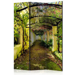 paris prix Paravent 3 Volets "Romantic Garden" 135x172cm