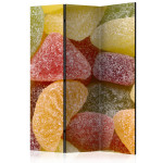 paris prix Paravent 3 Volets "Tasty Fruit Jellies" 135x172cm