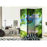 Paris Prix Paravent 3 Volets "Tropical Paradise" 135x172cm