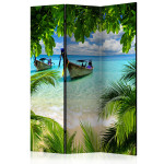 paris prix Paravent 3 Volets "Tropical Paradise" 135x172cm