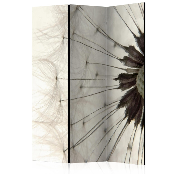 Paris Prix Paravent 3 Volets "White Dandelion" 135x172cm