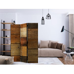 Paris Prix Paravent 3 Volets "Wooden Textures" 135x172cm