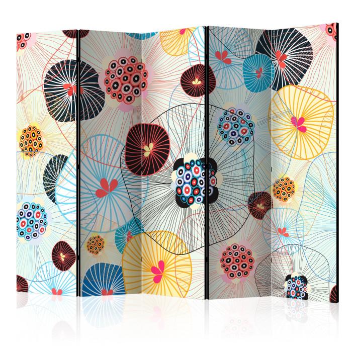 Paris Prix Paravent 5 Volets "A Breath Of Summer" 172x225cm