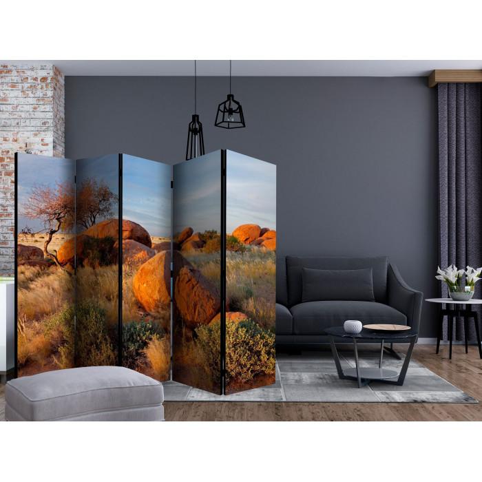 Paris Prix Paravent 5 Volets "African Landscape Namibia" 172x225cm