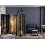 Paris Prix Paravent 5 Volets "Autumnal Forest II" 172x225cm