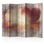 paris prix Paravent 5 Volets "Autumnal Love" 172x225cm