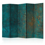 paris prix Paravent 5 Volets "Azure Mirror" 172x225cm