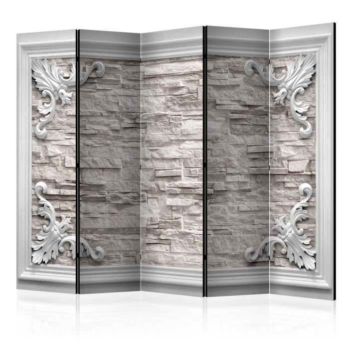 Paris Prix Paravent 5 Volets "Brick In The Frame Beige" 172x225cm
