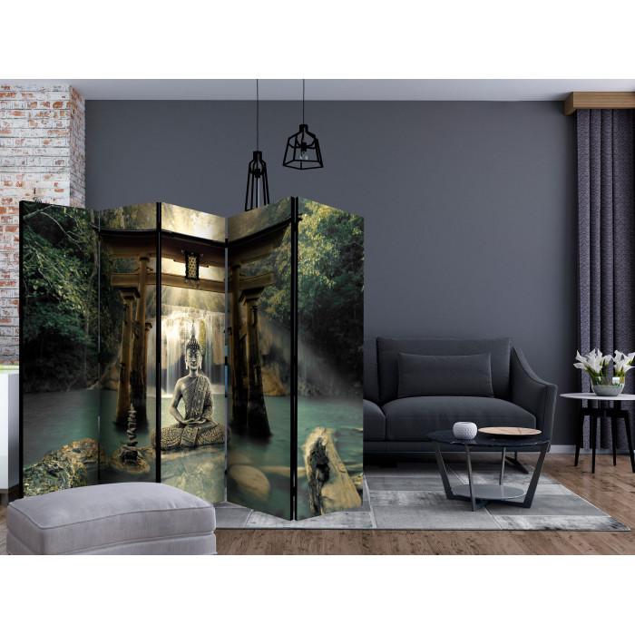 Paris Prix Paravent 5 Volets "Buddha Smile" 172x225cm