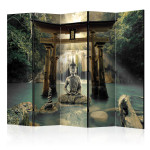 paris prix Paravent 5 Volets "Buddha Smile" 172x225cm