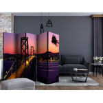 Paris Prix Paravent 5 Volets "Charming Evening In San Francisco" 172x225cm
