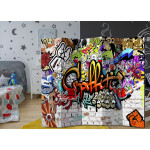 Paris Prix Paravent 5 Volets "Colourful Style" 172x225cm