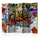 paris prix Paravent 5 Volets "Colourful Style" 172x225cm