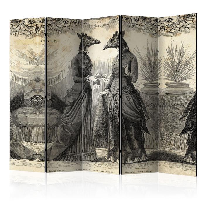 Paris Prix Paravent 5 Volets "Conversation" 172x225cm