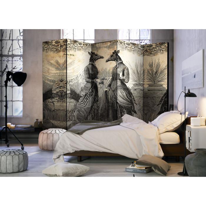 Paris Prix Paravent 5 Volets "Conversation" 172x225cm