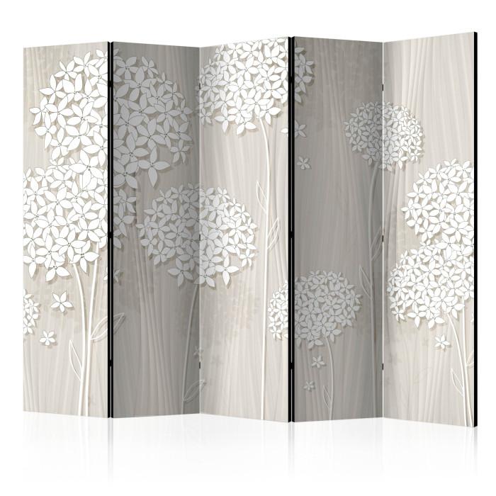 Paris Prix Paravent 5 Volets "Creamy Daintiness" 172x225cm
