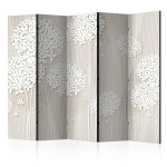 paris prix Paravent 5 Volets "Creamy Daintiness" 172x225cm