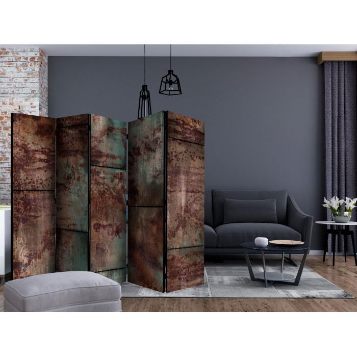 Paris Prix Paravent 5 Volets "Dark Metal Sheet" 172x225cm