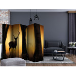 Paris Prix Paravent 5 Volets "Deer In His Natural Habitat" 172x225cm