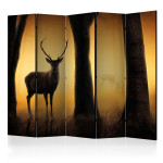paris prix Paravent 5 Volets "Deer in His Natural Habitat" 172x225cm