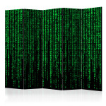 paris prix Paravent 5 Volets "Digital Rain" 172x225cm