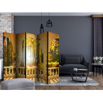 Paris Prix Paravent 5 Volets "Dream About Autumnal Forest" 172x225cm